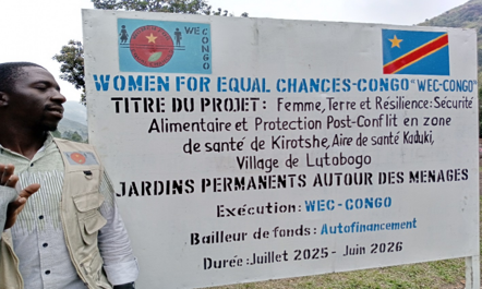 FEMME, TERRE ET RESILIENCE : SECURITE ALIMENTAIRE ET PROTECTION POST – CONFLIT EN ZONE DE SANTE DE KIROTCHE